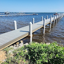 Eco Piling & Thru-Flow Dock Installation in Gulf Breeze, FL – Top Quality Marine Construction- Our installations are featured by ThruFlow